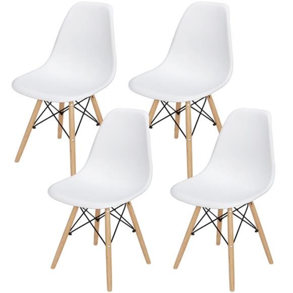 Set of 4 Modern Style Kitchen And Dining Chairs - Picture 4 of 10